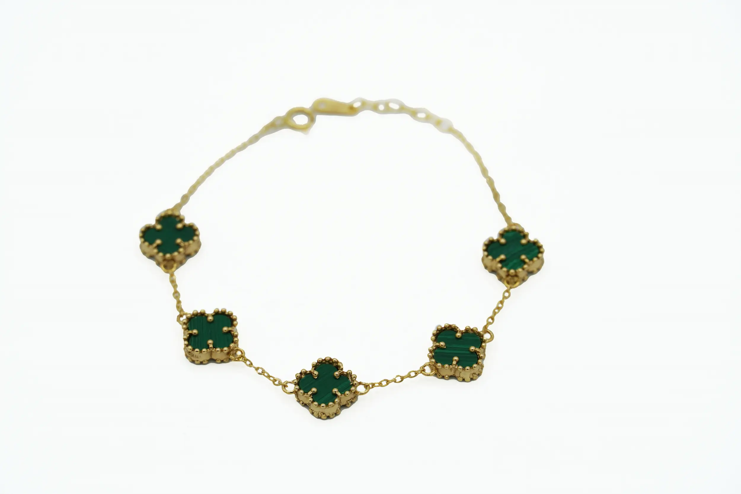 دستبند ونکلیف سفید  van cleef