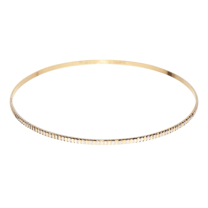 النگو طلا 18 عیار زنانه طلای مستجابی مدل 40217 - سایز 1