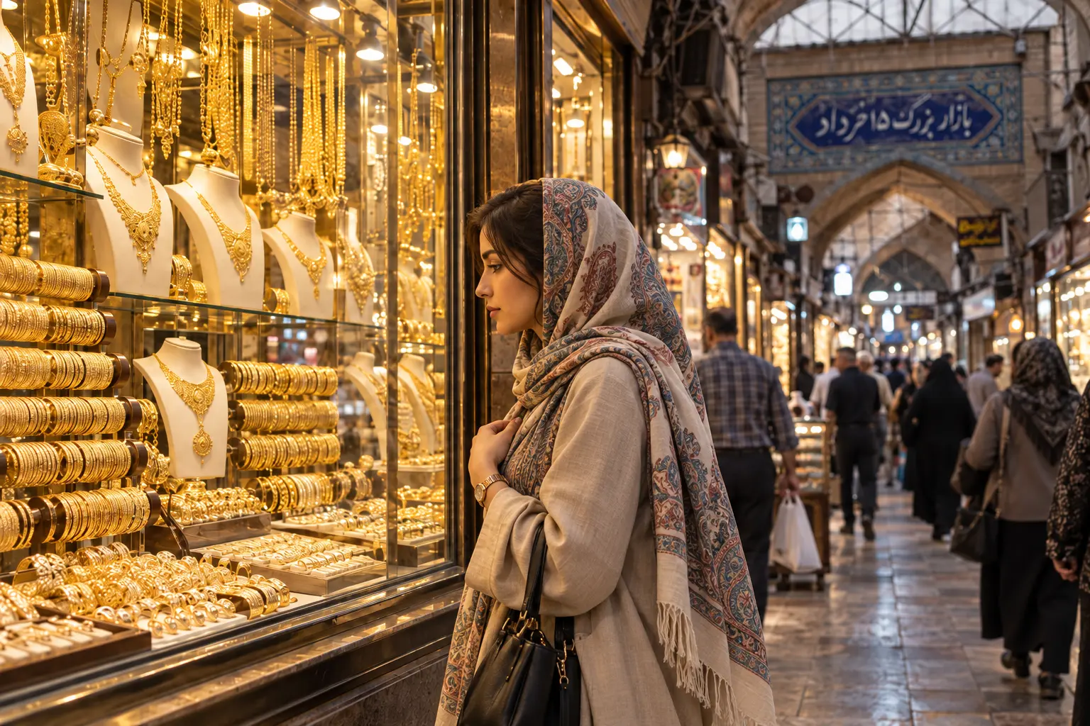 خرید سرویس طلا از پانزده خرداد تهران