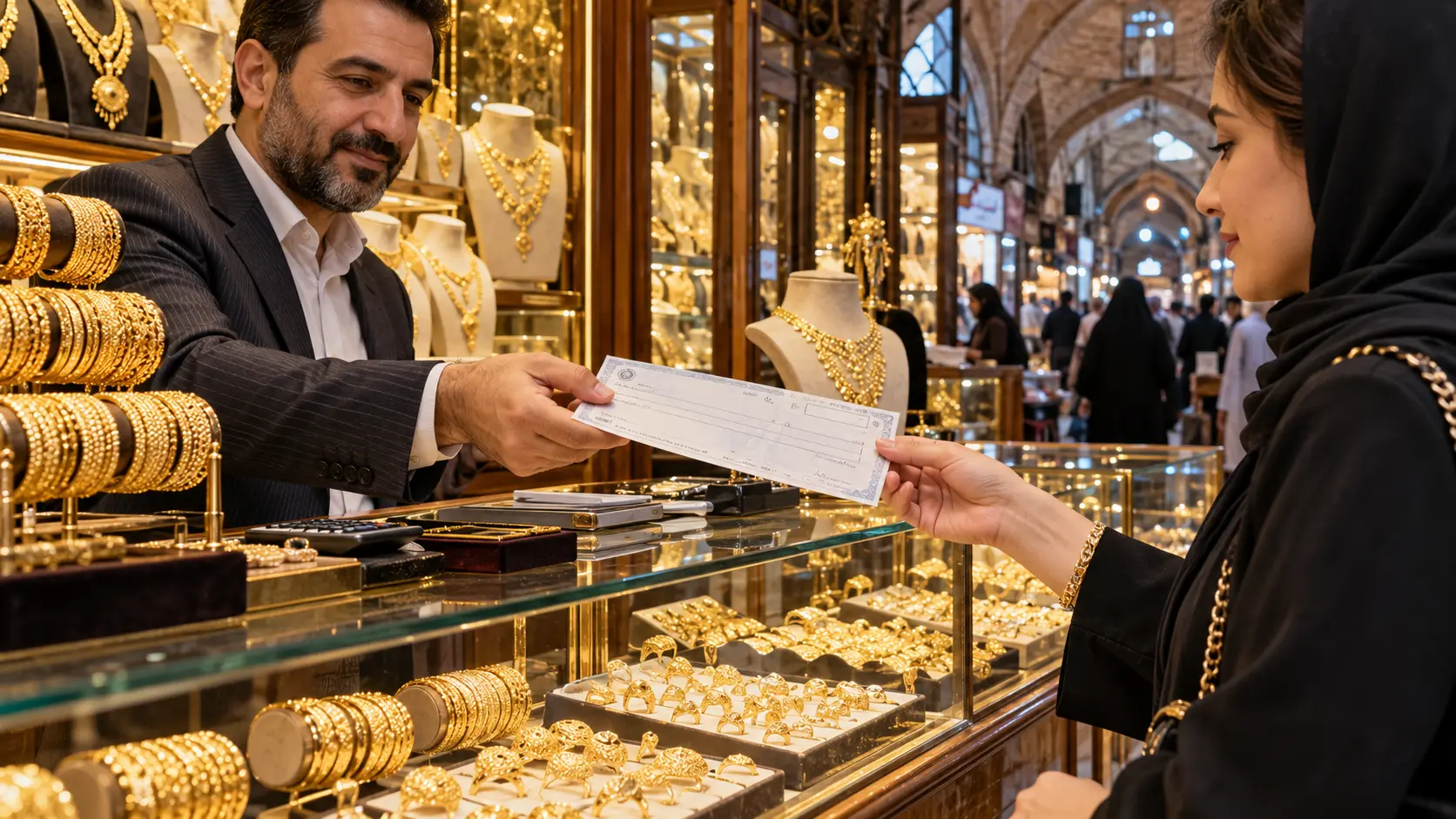 بهترین فروشگاه خرید طلا با چک